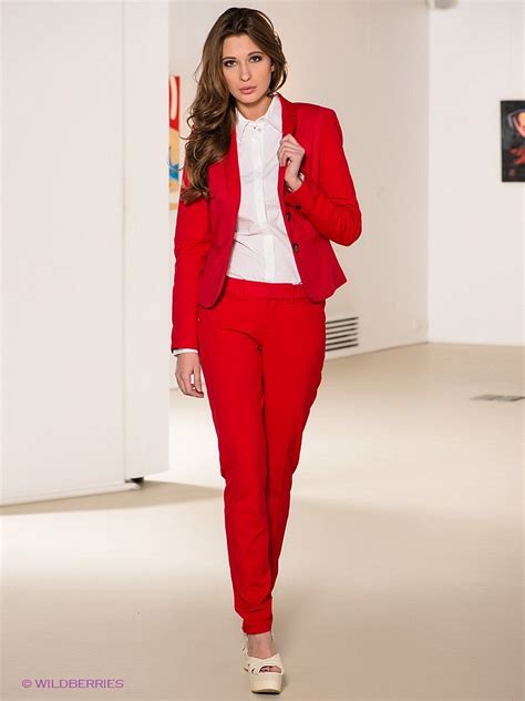 Red Suits For Women Suits For Women White Coat Outfit Red Suit