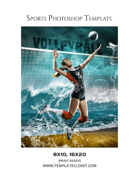 Shop Our Professional Photoshop Sports Templates And Digital Sports