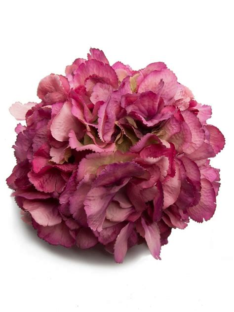 Dusty Pink Cm Artificial Silk Extra Large Hydrangea Flower Etsy Uk