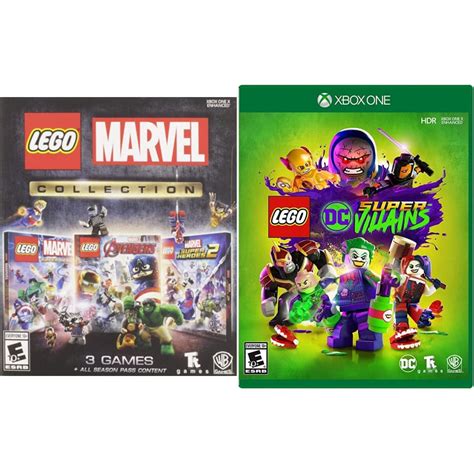 Lego Marvel Collection Xbox One And Lego Dc Super Villains