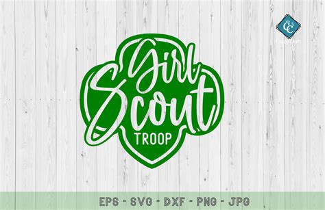 Girl Scout Troop Svg Design Graphic By Crazy Craft Creative Fabrica