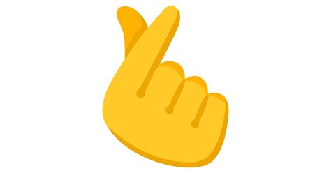 🫰 Hand With Index Finger And Thumb Crossed Emoji