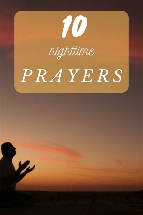 Nighttime Prayers In Nighttime Prayer Prayers Night Time