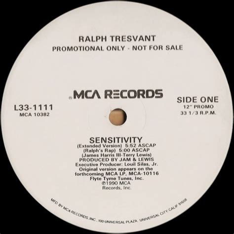 Ralph Tresvant Sensitivity 1990 Vinyl Discogs