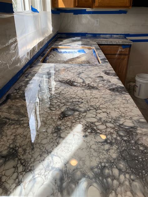 A countertop resurfacing kit is $299, which i'll admit is still a pretty penny. Gallery of finished DIY and professional epoxy countertops ...