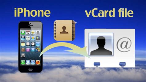 How To Export Iphone Contacts To Vcard Files To Backup Iphone Contacts