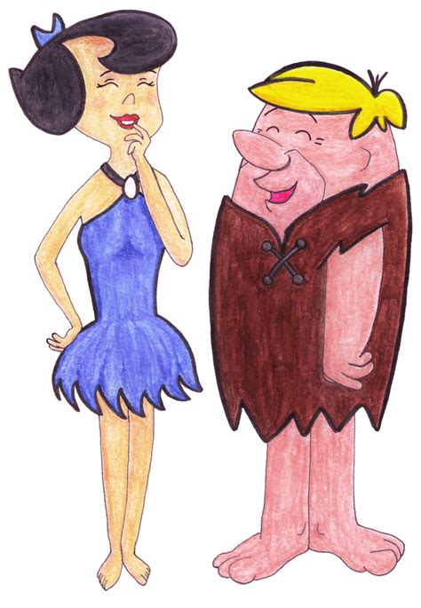 Betty And Barney Rubble Cartoon Network Collab By Moonymina On Deviantart