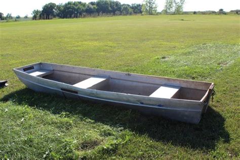 12 Ft Aluminum Flat Bottom Jon Boat 400 Hamilton Boats For Sale