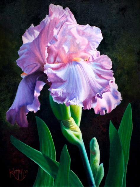 125 Best How To Paint Irises Images On Pinterest