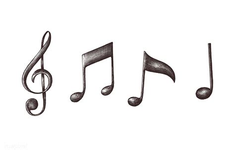 Hand Drawn Music Note Illustration Free Image By Music