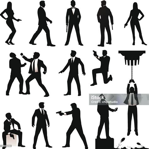 Spy Silhouettes Stock Illustration Download Image Now Spy In