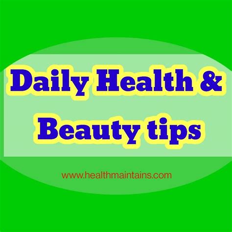 Daily Health And Beauty Tips Srinagar