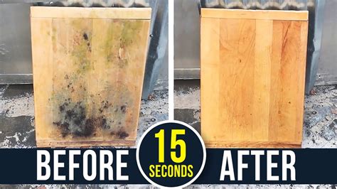 How To Remove Black Toxic Mold From Wood Youtube