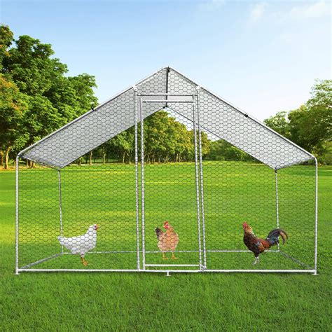 Buy Walk In Chicken Run Cage Coop 3m X 2m X 2m Dog Pen House Kennel
