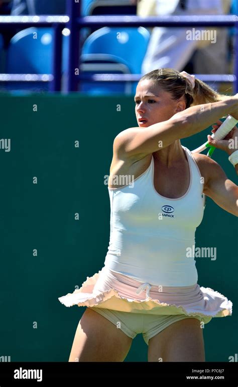 Camila Giorgi ITA Playing In The First Round Of The Nature Valley International Eastbourne