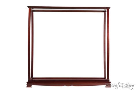 Hardwood Display Case For Tall Ships 95cm Model Ship Display Case