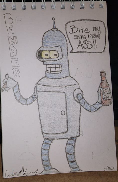 First Attempt At Drawing A Futurama Character What Should I Draw Next