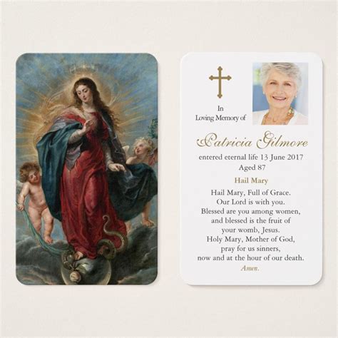 Prayer Cards And Catholic Holy Cards Are A Long Held Tradition In The