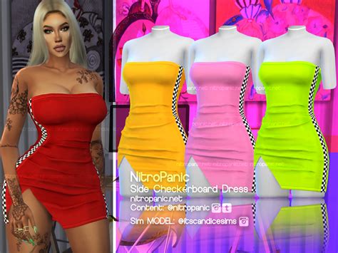 Sims 4 Cc Black — Nitropanic Bikini Set Bikini Set Dress