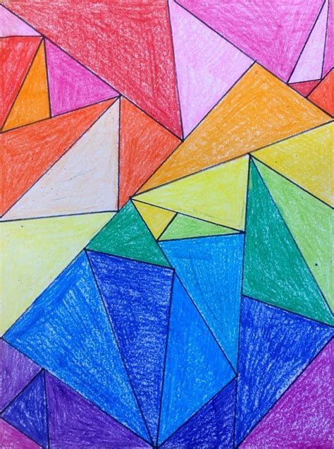 Just Tri Me Geometry Art Projects Triangle Art Geometry Art