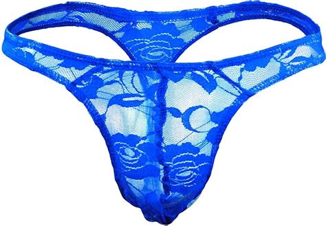 Extlps Transparent Lace Thong G String Underwear For Sissy Men At