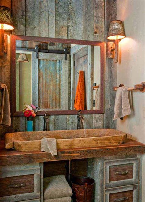 30 Inspiring Rustic Bathroom Ideas For Cozy Home Woohome