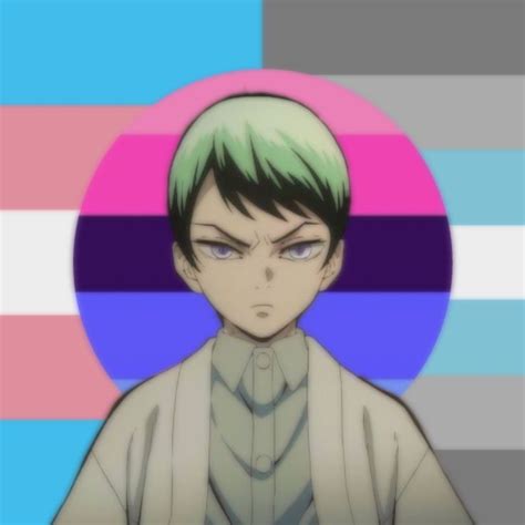 Yushiro Trans Demiboy Omni Icon Icon Lgbtqia Anime