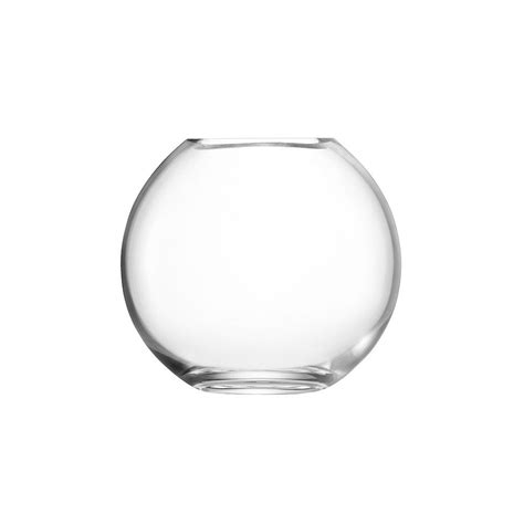 Lsa International Globe Vase Clear 11cm Mouth Blown Glass Vase Glass Blowing