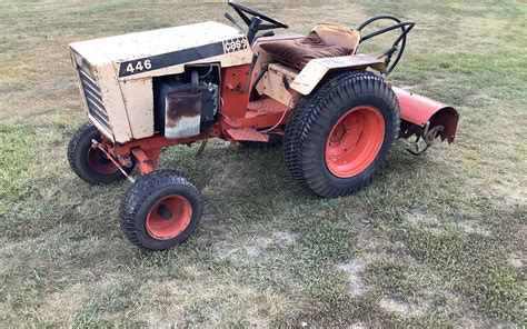 1974 Case 446 Garden Tractor Wtiller Bigiron Auctions