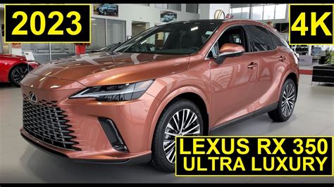 2023 Lexus Rx 350 Ultra Luxury In Copper Crest Interior And Exterior