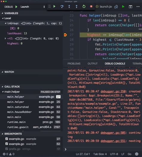 Debugging Go With Vs Code And Delve