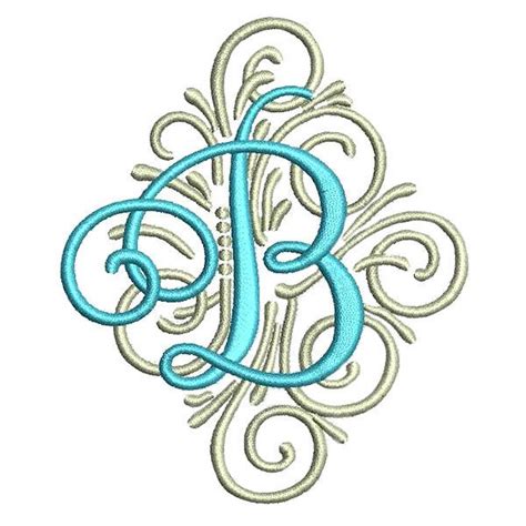 Monogram Embroidery Machine Embroidery Patterns Embroidery Fonts