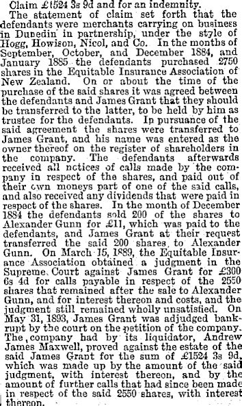 Papers Past Newspapers Otago Daily Times 22 September 1893