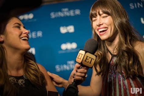 Jessica Biel Arrives On The Red Carpet At The Premiere Screening Of Usa Network S Series The