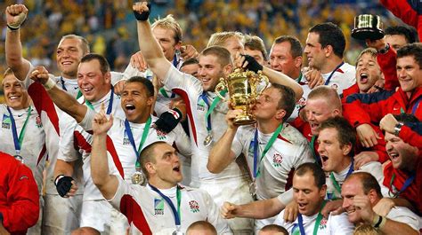 England World Cup Winning Rugby Team