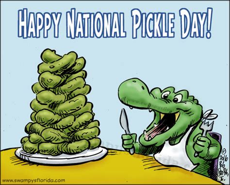 Swampys Florida Says Happy National Pickle Day Swampys Florida