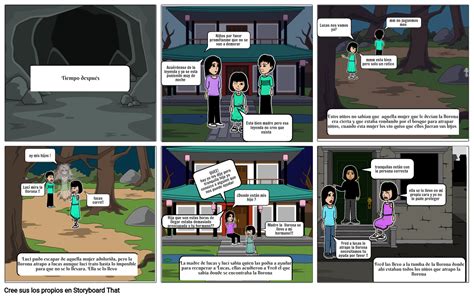 Historieta La Llorona Segunda Parte Storyboard