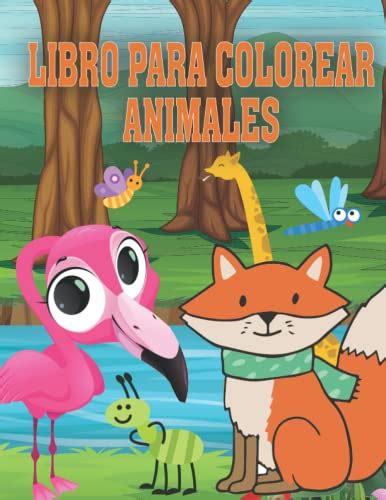 Libro Para Colorear Animales Libro Para Colorear Para Niños Tema De