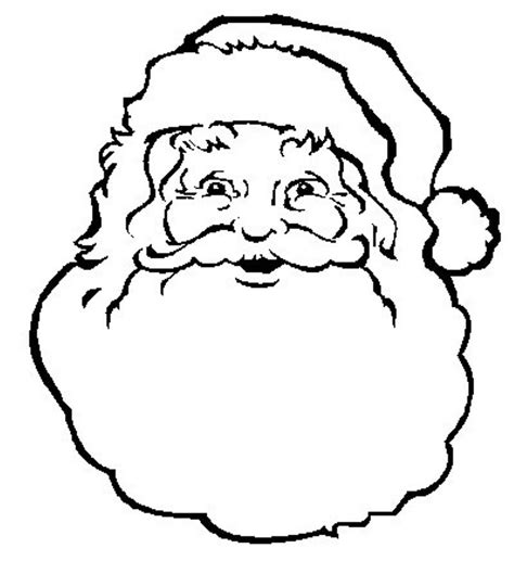 santa claus face coloring page at free printable colorings pages to print and
