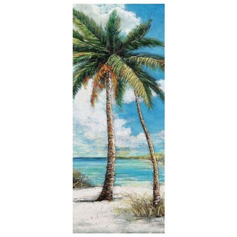 Holiday Panel A Palm Trees Canvas Wall Art 28 Liked On Polyvore