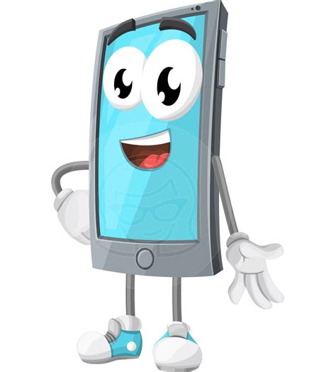 Cartoon Iphone Animation Smartphone Cartoon Png Download 9571060