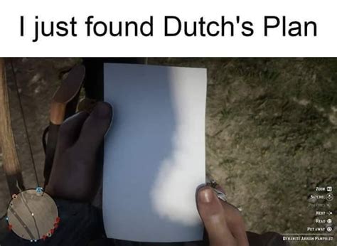 Just Found Dutchs Plan Rreddeadredemption