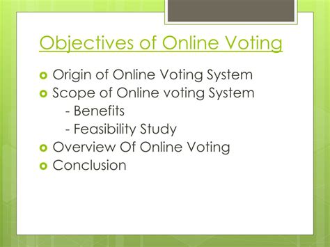 Ppt Online Voting Powerpoint Presentation Free Download Id6900147