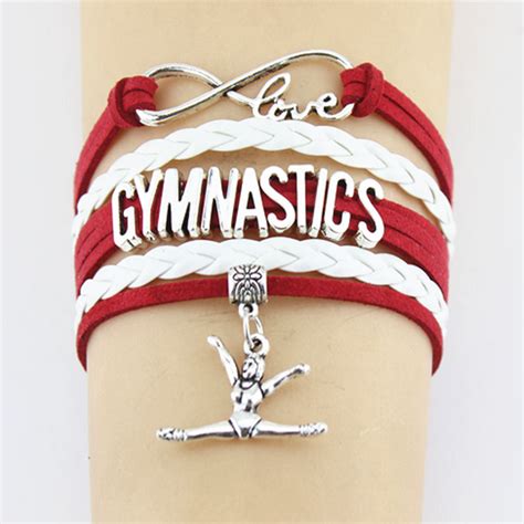 Custom Color Gymnastics Sport Bracelets Ts For Girls Women Gymnast