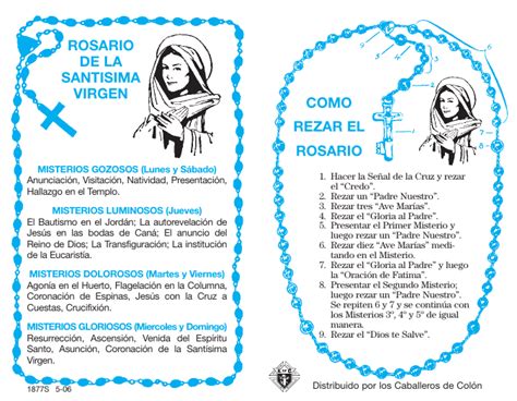 Como Rezar El Rosario Rosario De La Santisima Virgen