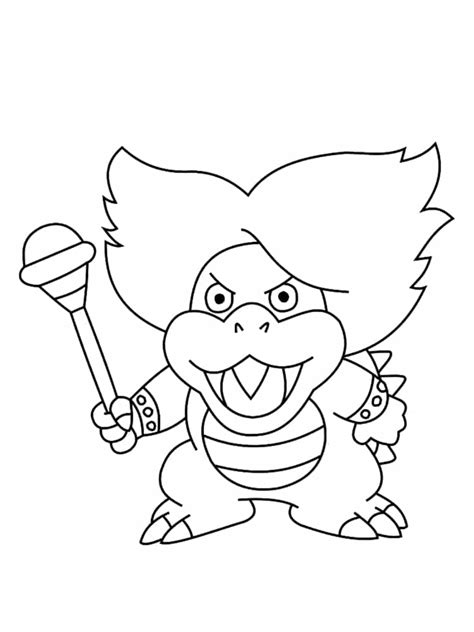 Coloriage Bowser A Imprimer Gratuit De Coloriage