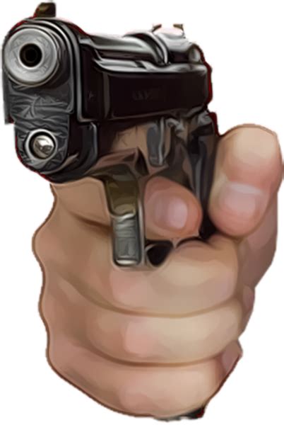 Gun In Hand Psd Large Free Images At Vector Clip Art