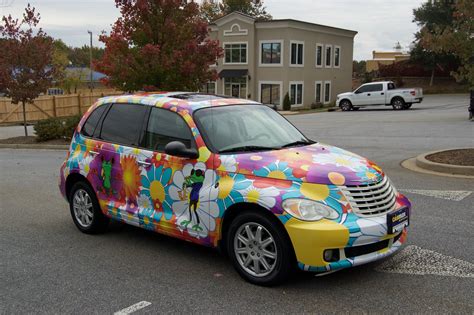 Check Out This Super Colorful And Creative Pt Cruiser Full Wrap Truck