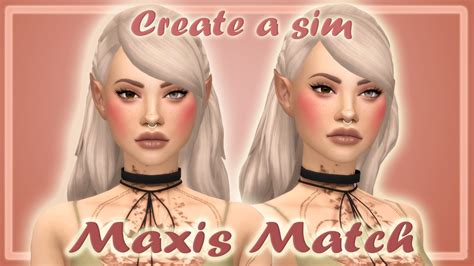 The Sims 4 Create A Sim Maxis Match Youtube
