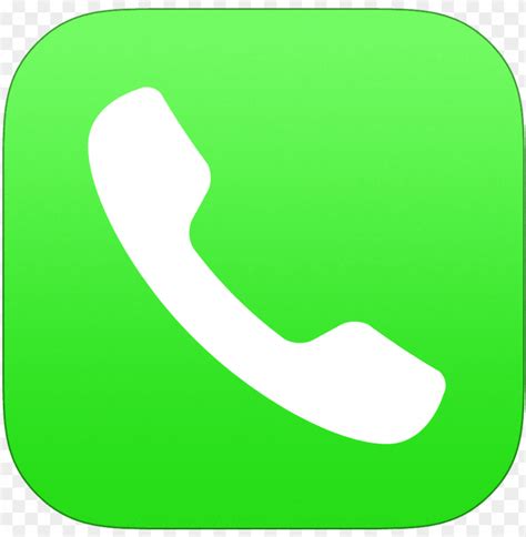 Free Download Hd Png Phone Icon Green Png Image With Transparent